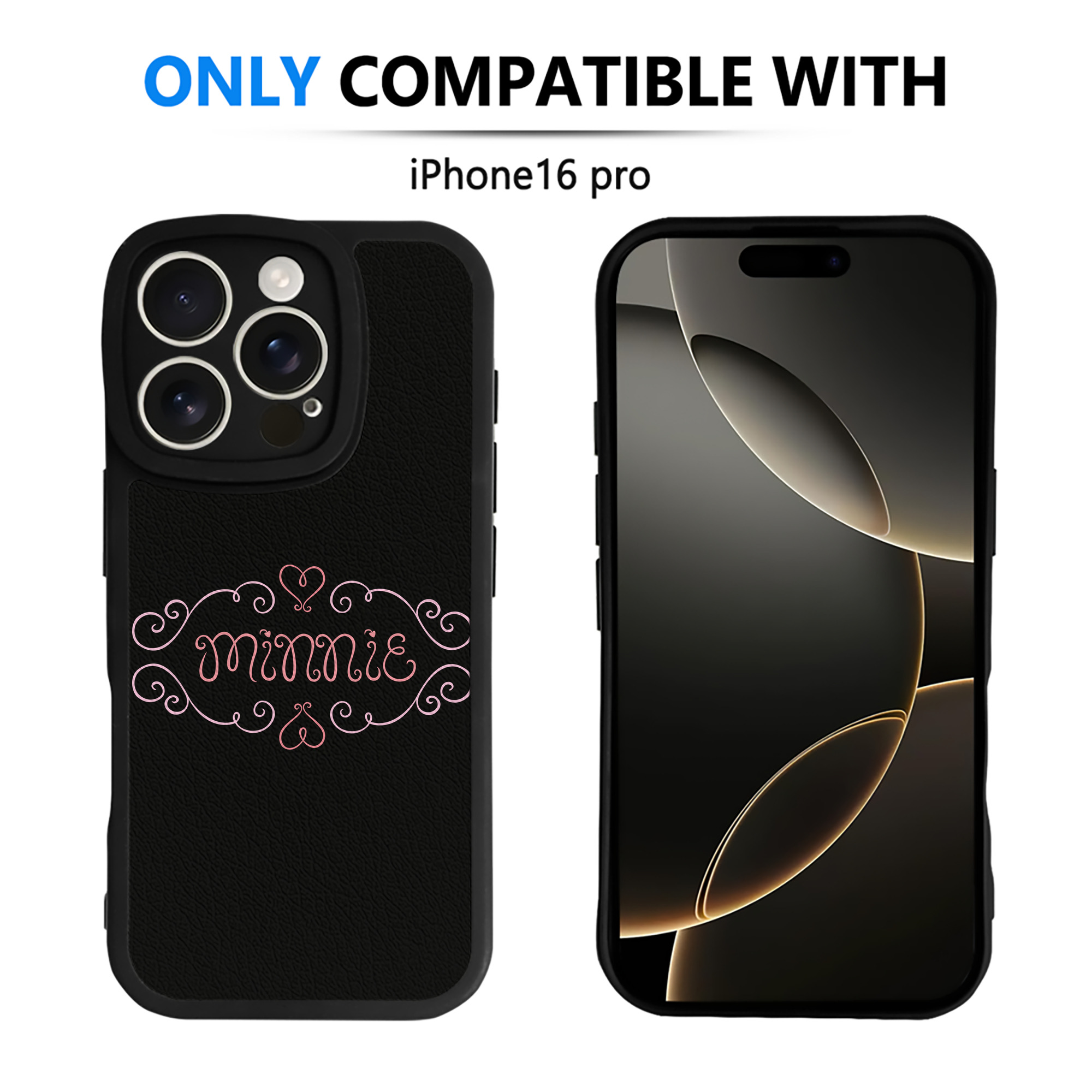 （画像用） ミッキーマウス Mickey Mouse 【iPhone 16シリーズ対応】シリコンスマホケース（レザー調） 材質：シリコン